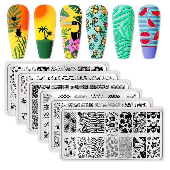 CLEAR JELLY STAMPERS & BORN PRETTY Nail Stamping Plates Bulk - Picture 12 of 13